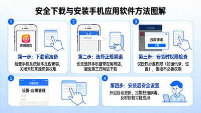 安全下载与安装手机应用软件方法图解