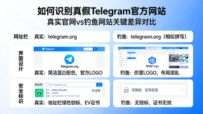 如何识别真假Telegram官方网站：对比真实官网与钓鱼网站的差异